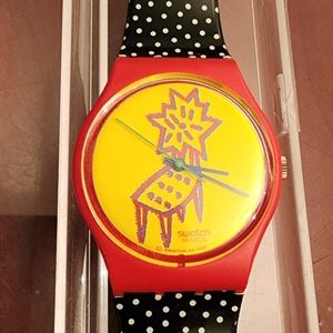 1992 Vintage Swatch Gent Dotchair